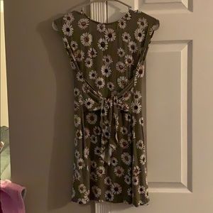 Girls floral green dress. Super flowy and soft.